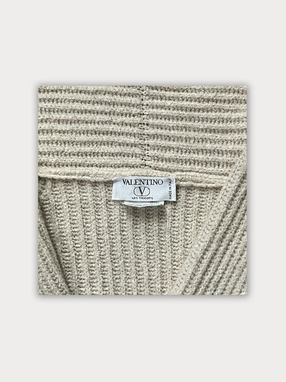 90s Valentino Silk & Cashmere Long Cardigan