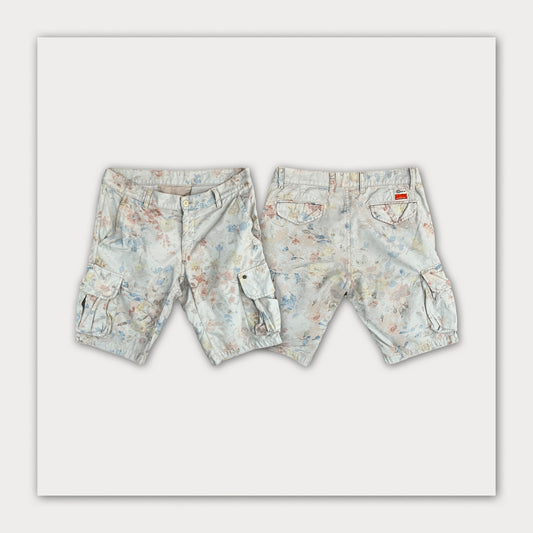 Floral Cargo Shorts