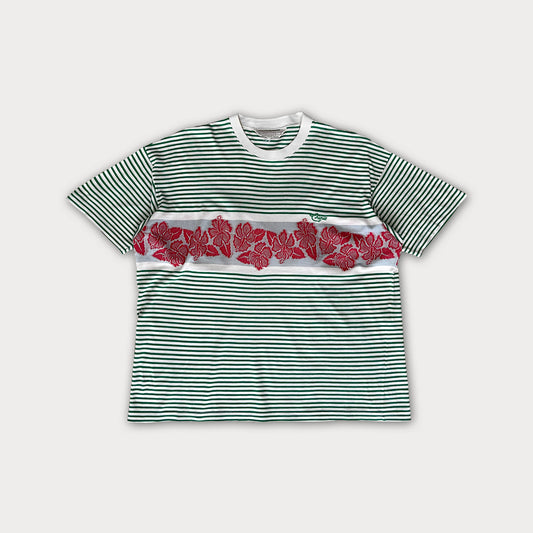 Stripes/hawaiian Tee