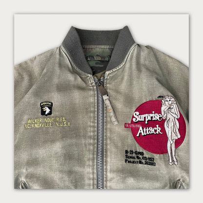 Wilker Ind. Inc. Reversible Bomber Jacket