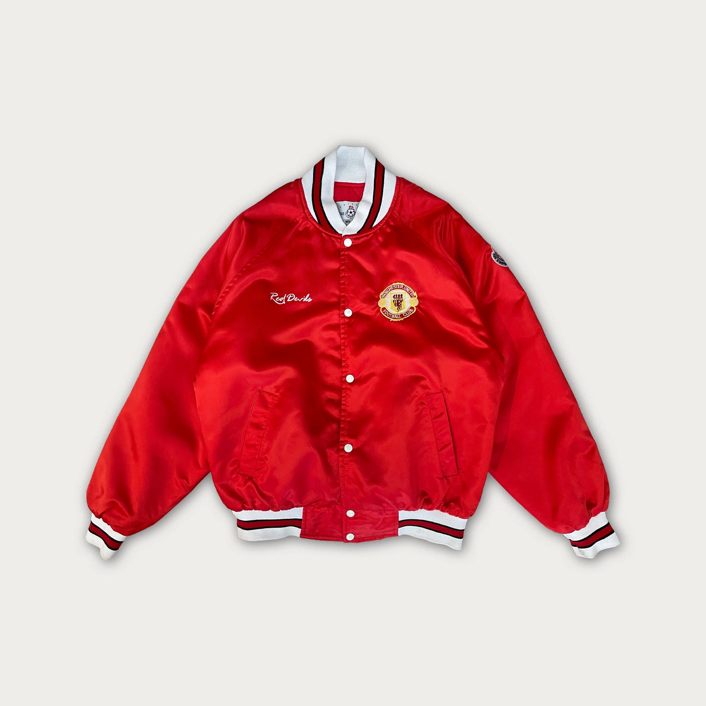 1989/92 Man Utd - Wall St Leisure Bomber Jacket