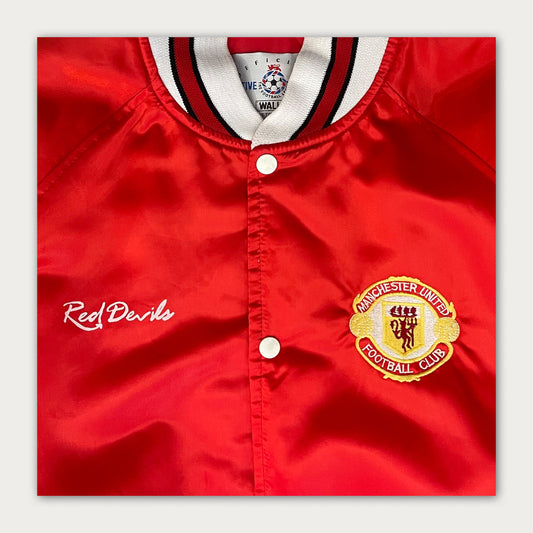 1989/92 Man Utd - Wall St Leisure Bomber Jacket