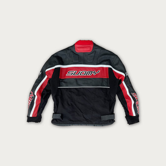 Suomy Biker Leather Jacket