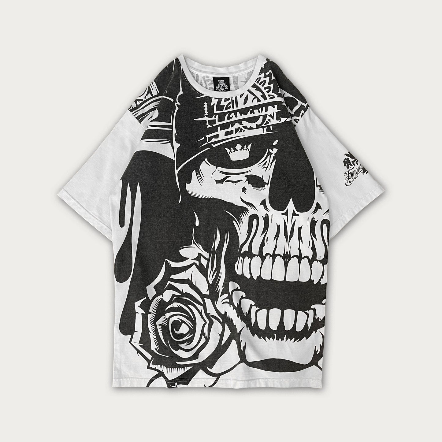 Townz Brand T-Paita Skull AOP Tee