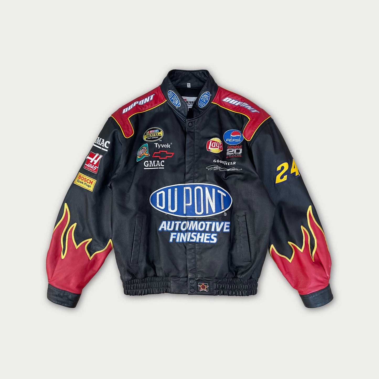 90s Jeff Gordon Leather Jacket