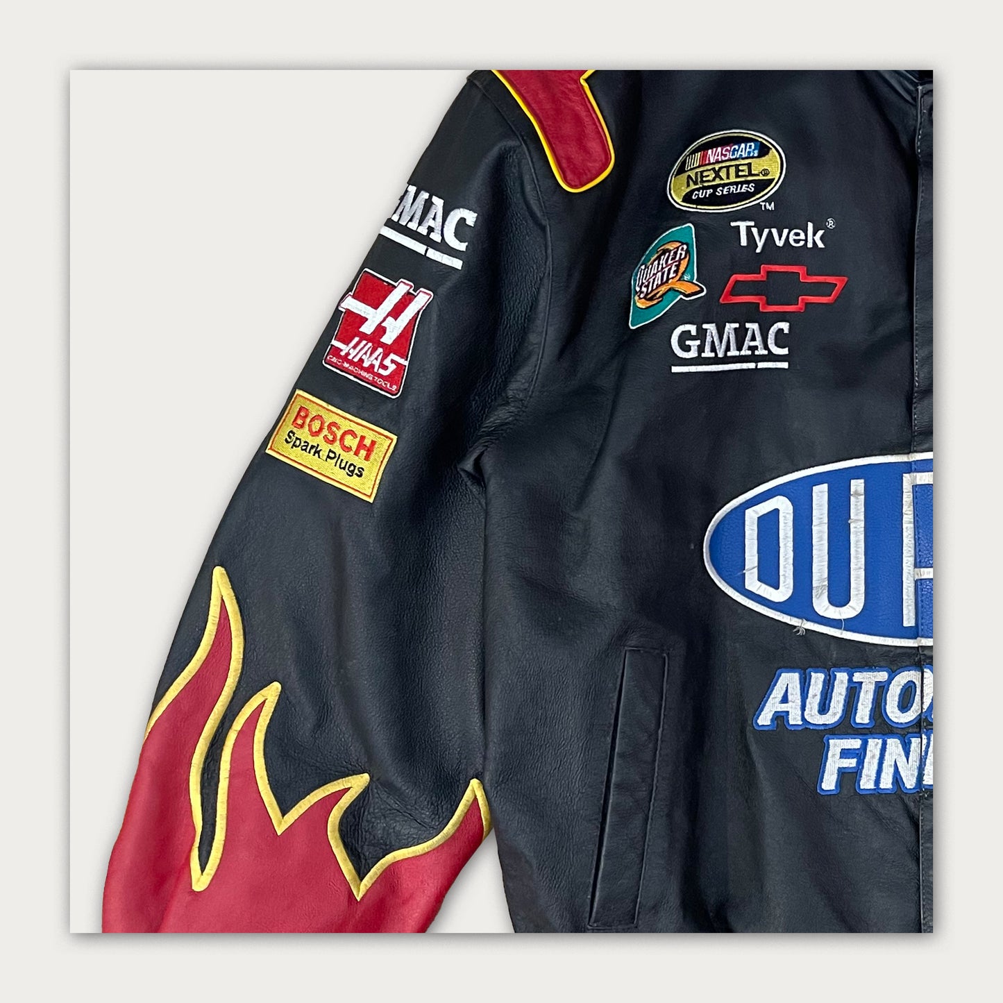 90s Jeff Gordon Leather Jacket