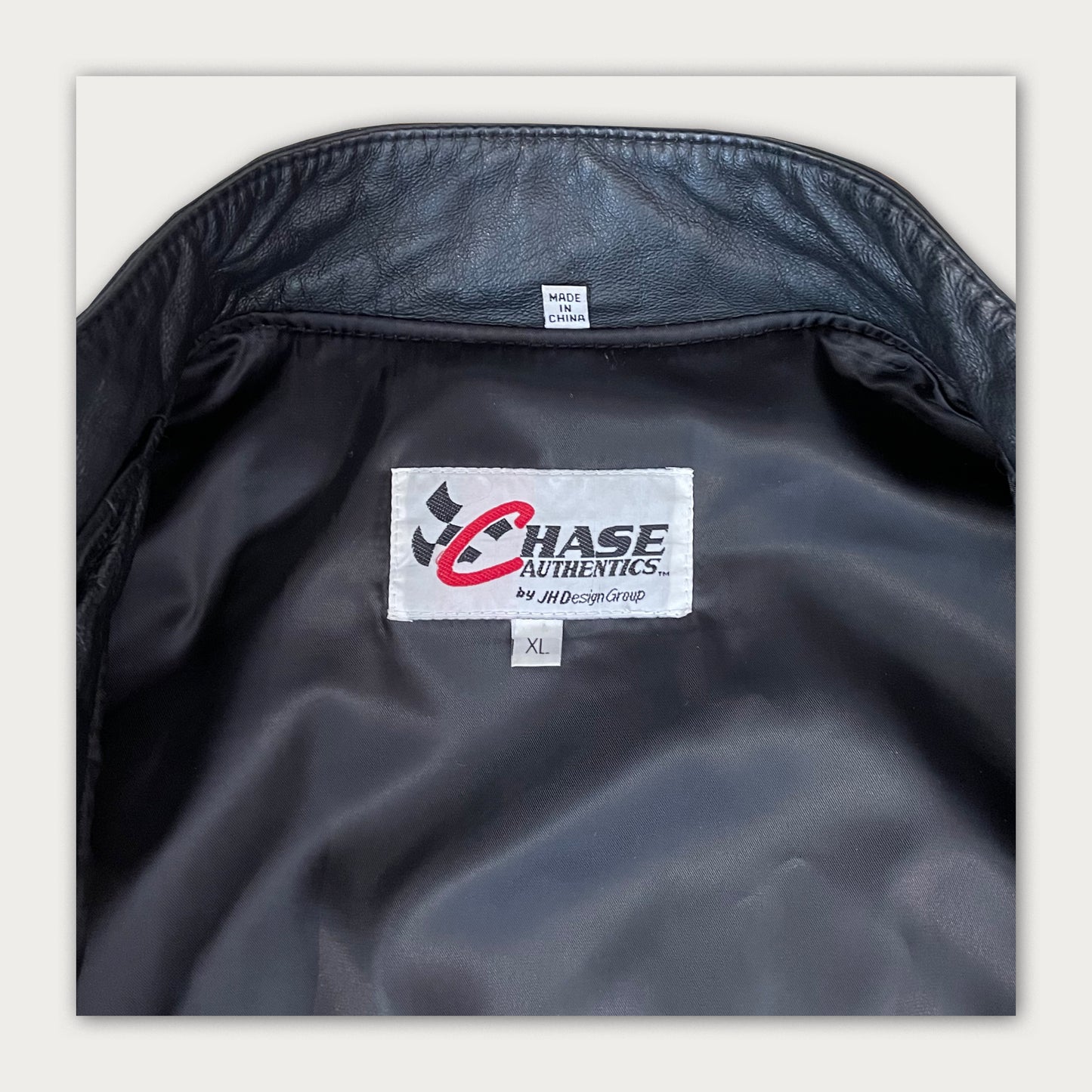 90s Jeff Gordon Leather Jacket