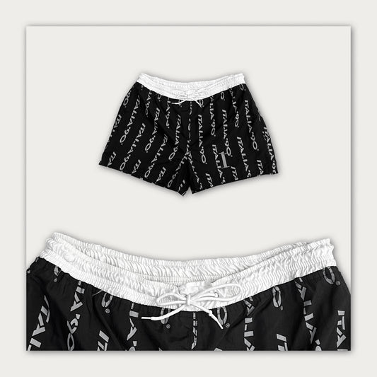 Vintage 'Italia 90' Bathing Shorts