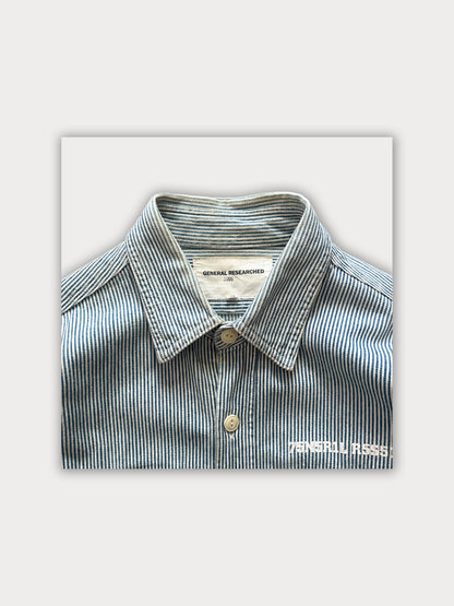 Rare Vintage 1999 General Researched 'Parasite' Hickory Shirt by Setsumasa Kobayashi