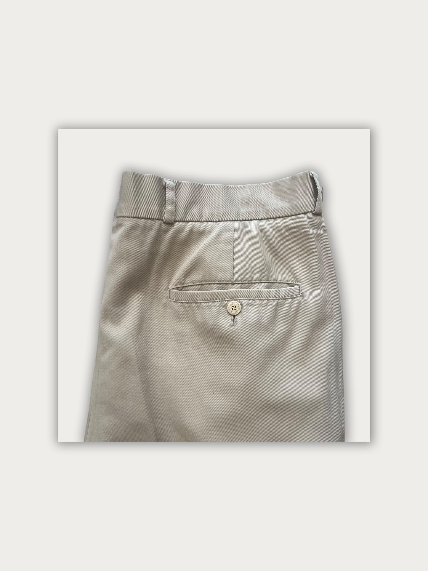 90s Lacoste Double Pleated Chinos