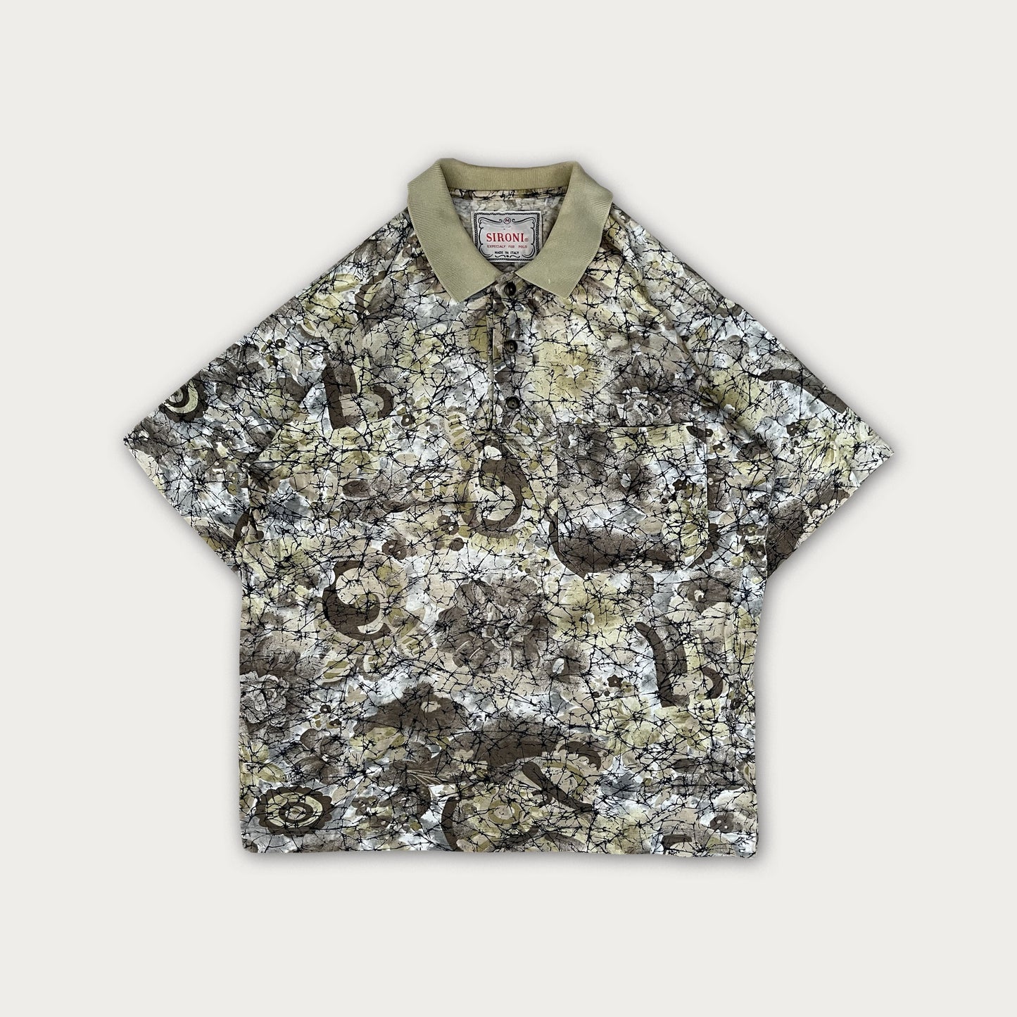 Abstract Polo Tee