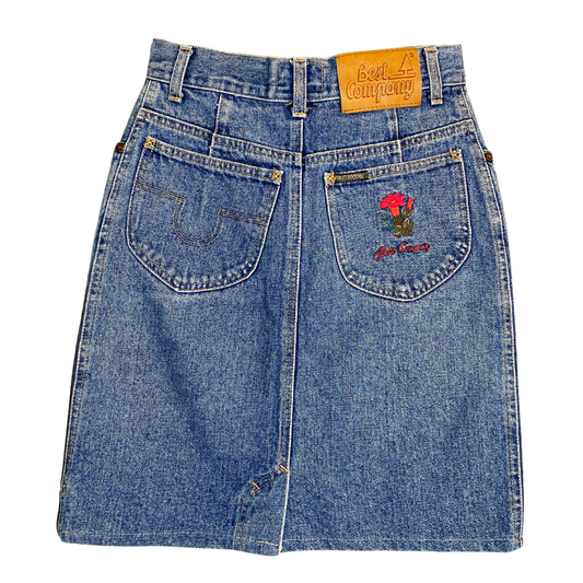80's Best Company Denim Skirt