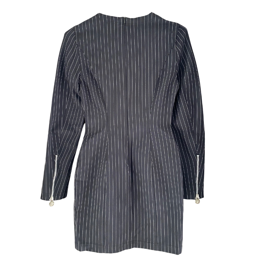 90's Versace Pinstriped Mini Dress