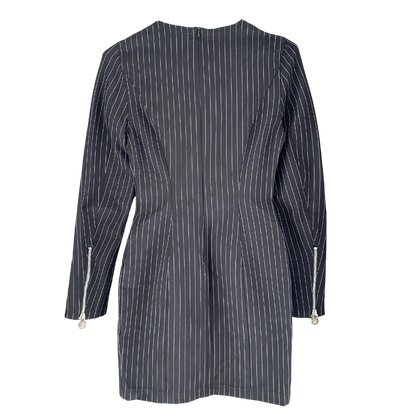 90's Versace Pinstriped Mini Dress