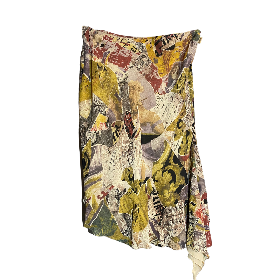 90's Moschino Asymmetrical Skirt