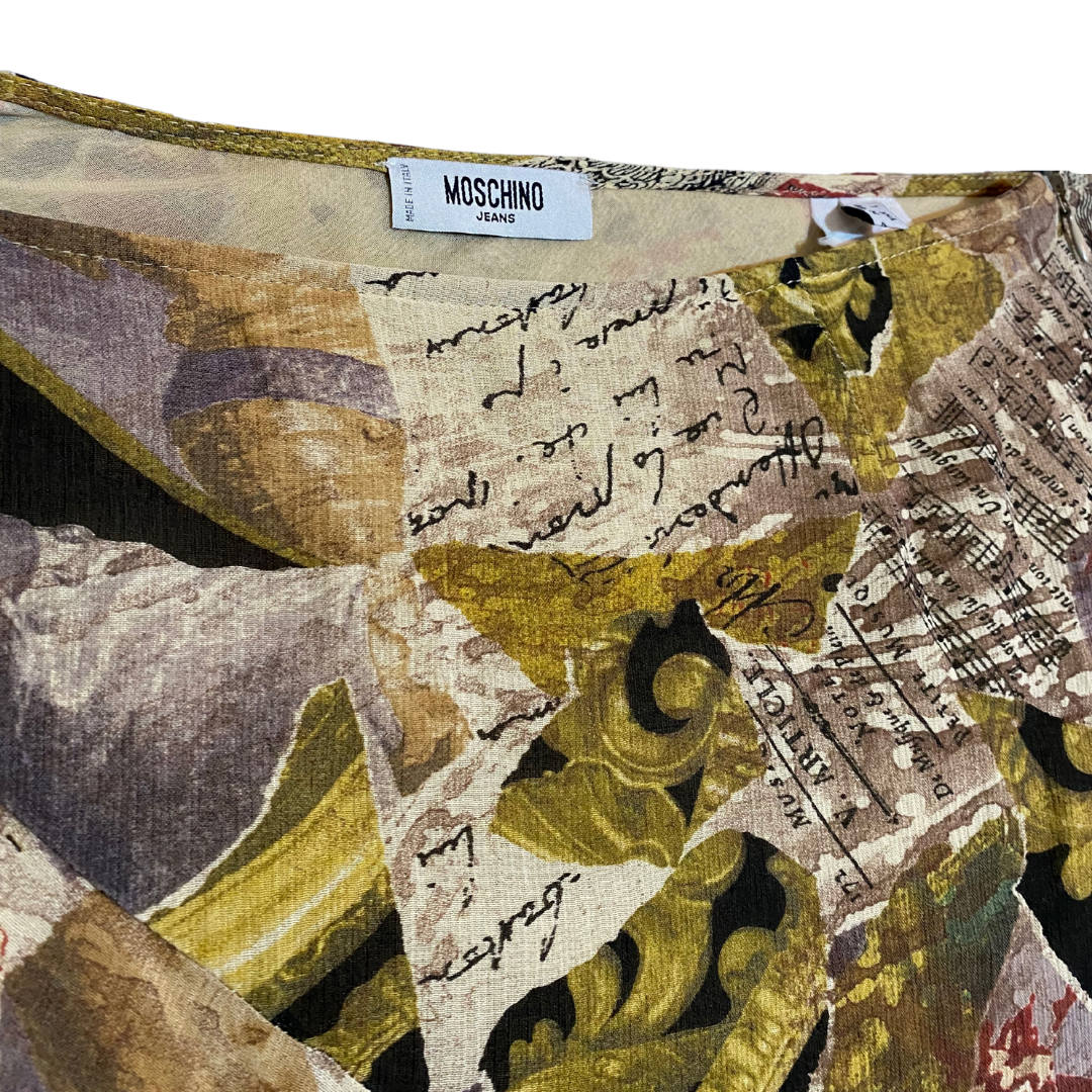 90's Moschino Asymmetrical Skirt