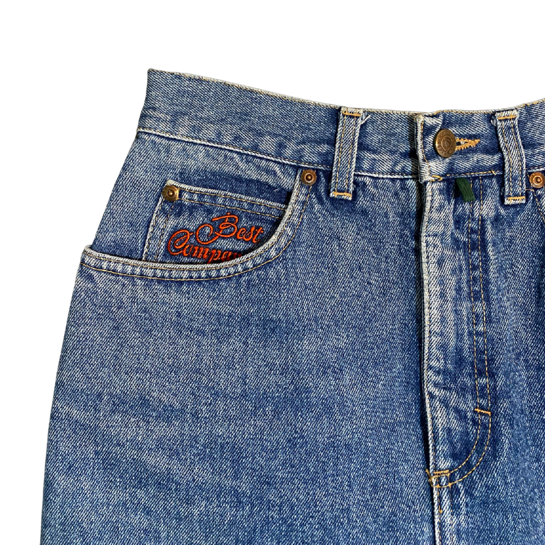80's Best Company Denim Skirt