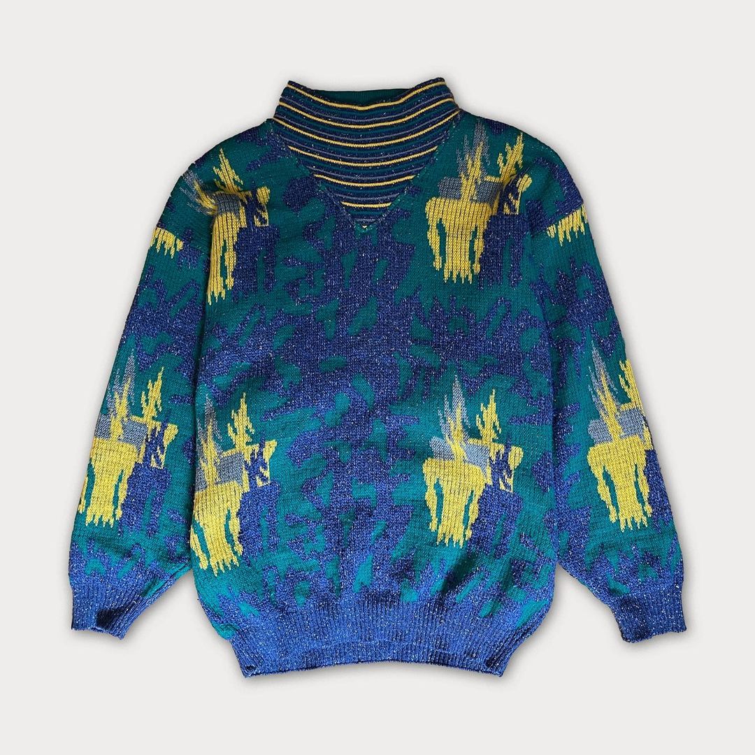 80's Bad boy's Wool Sweater