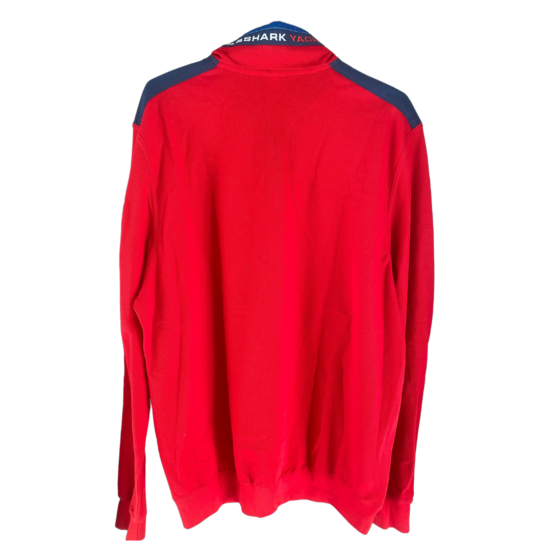 90's Paul & Shark Half Zip Cotton Sweater