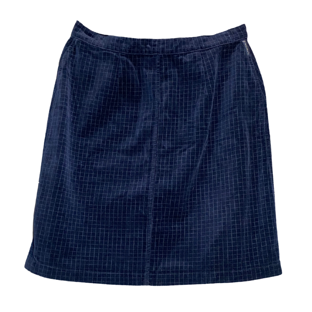 Emporio Armani button up denim skirt with logo waist band  ASOS
